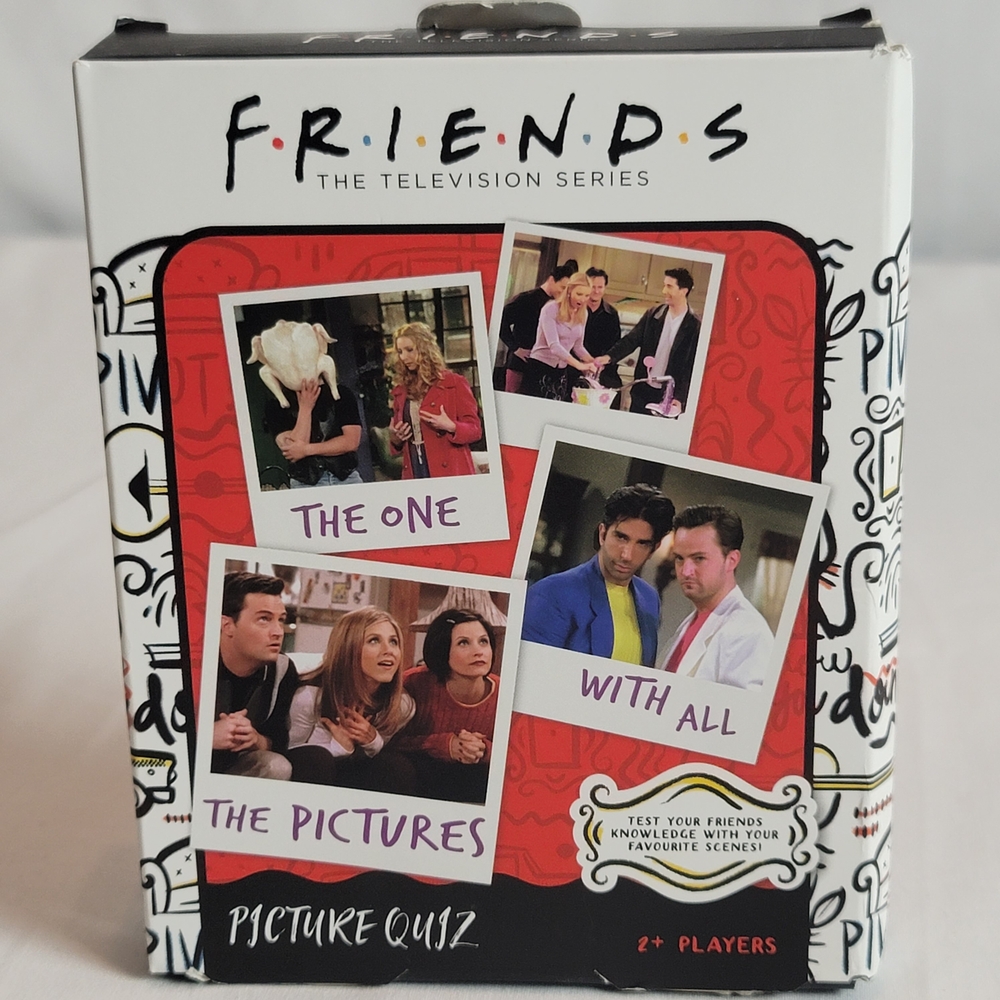 FRIENDS Picture Quiz Game - Red and Black
